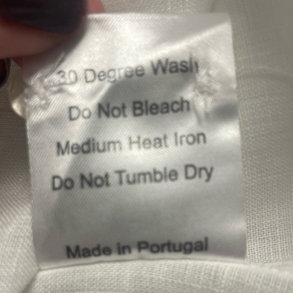 ALAN PAINE NEW WHITE CLASSIC LINEN SHIRT ENGLAND SIZE X-LARGE - Picture 10 of 11